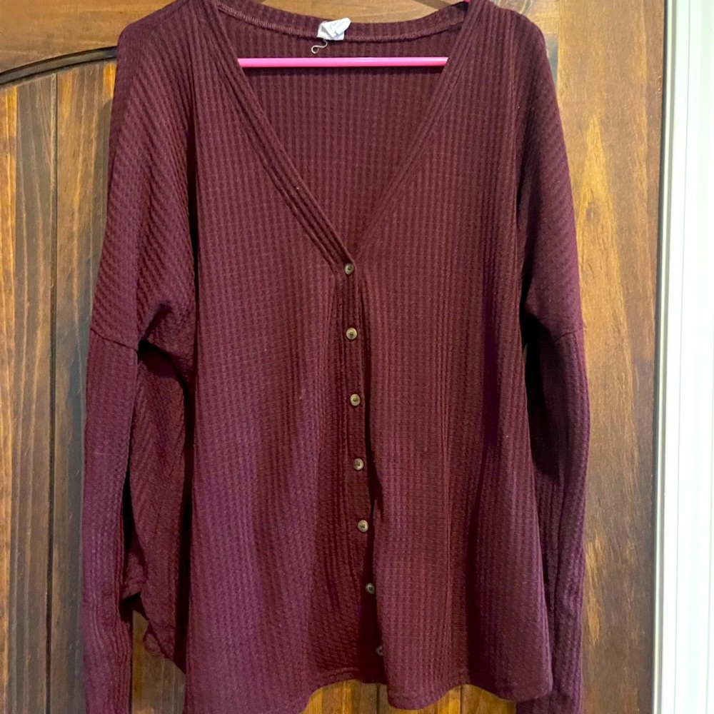 VICI thermal button up shirt